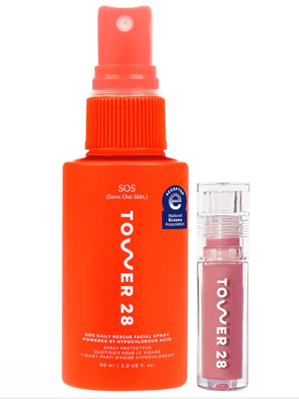 Tower 28 SOS Serum Spray & Lip Gloss Duo - Picture 2 of 5